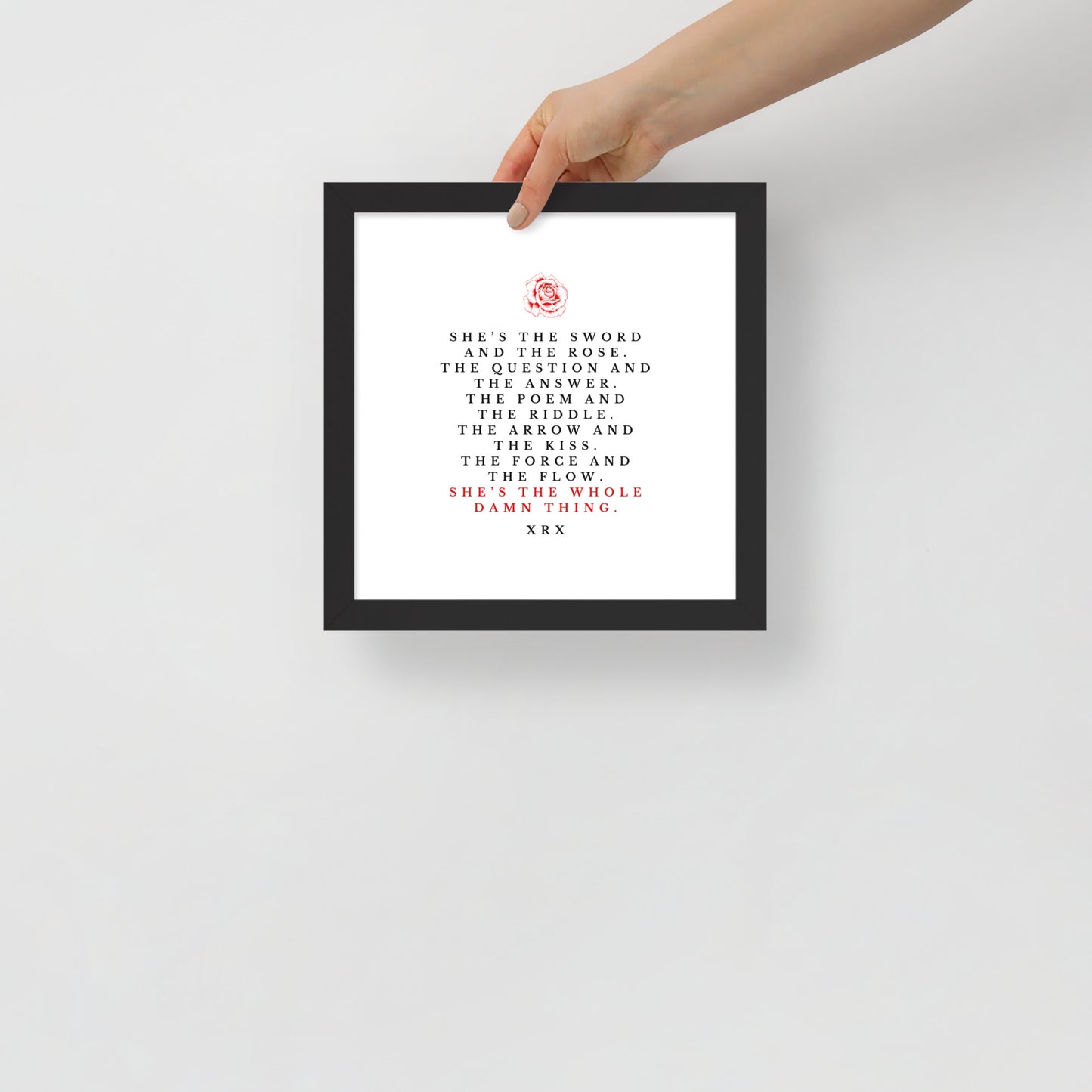 The Whole Damn Thing Framed Poster