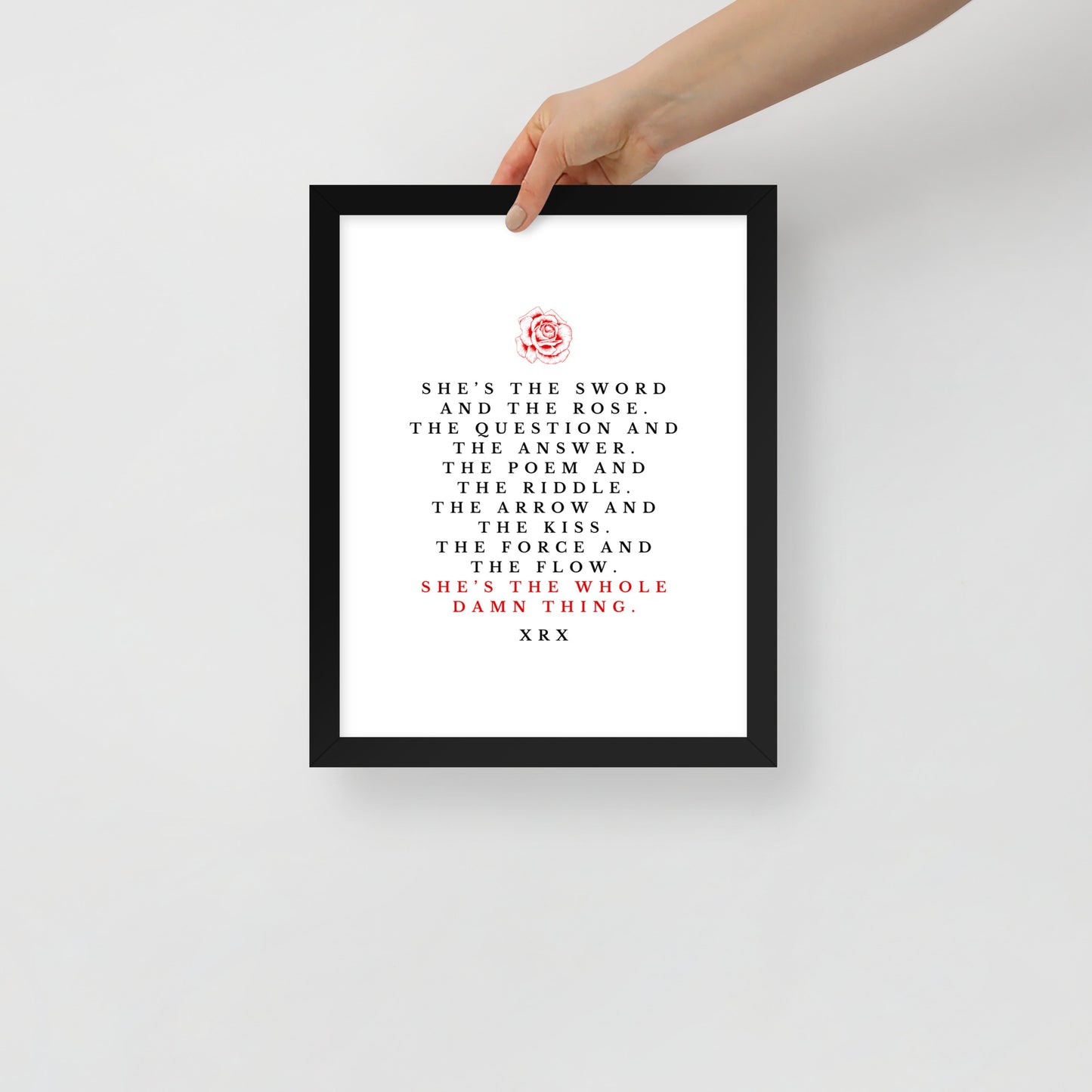 The Whole Damn Thing Framed Poster