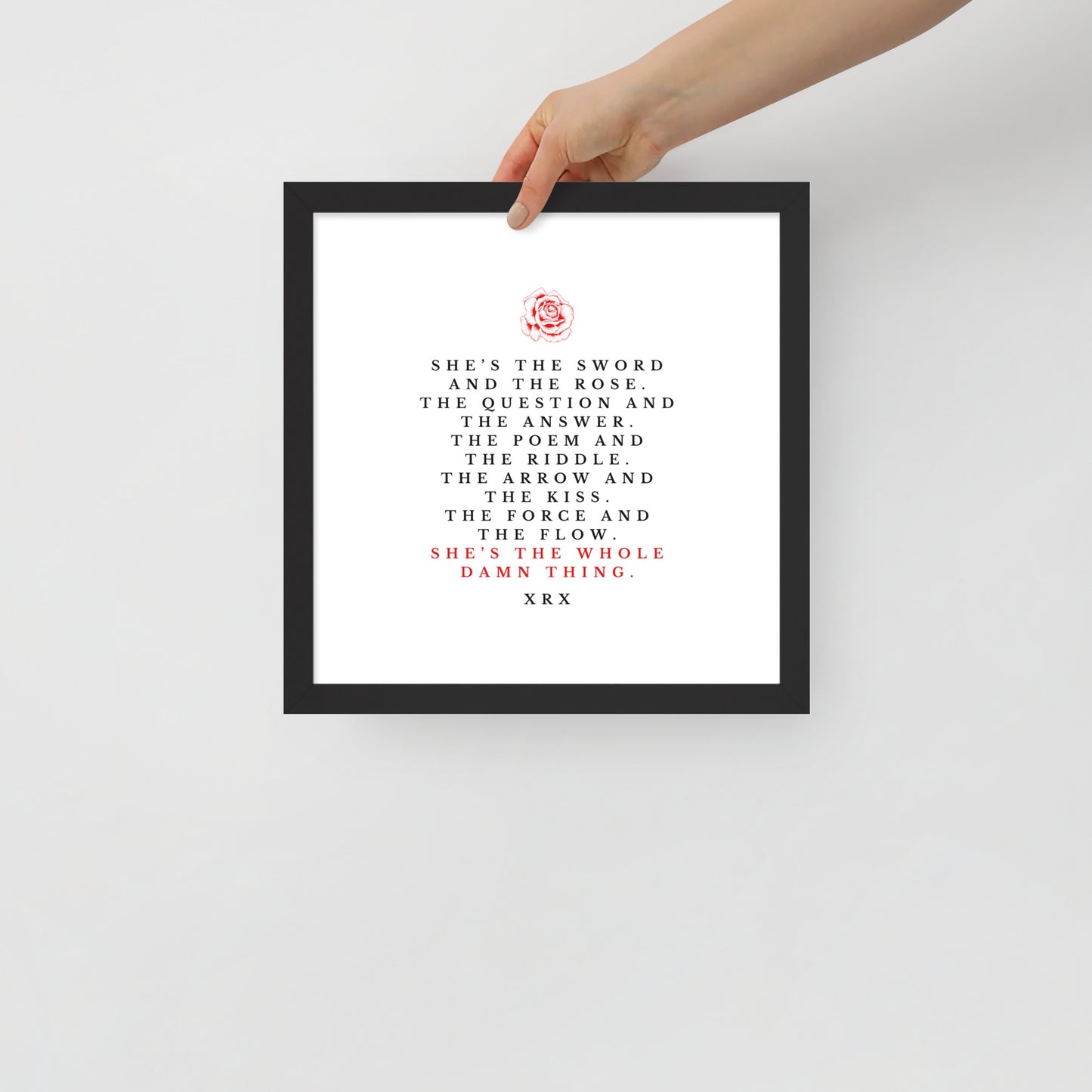 The Whole Damn Thing Framed Poster