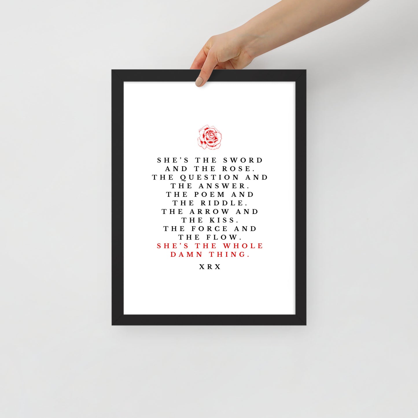 The Whole Damn Thing Framed Poster