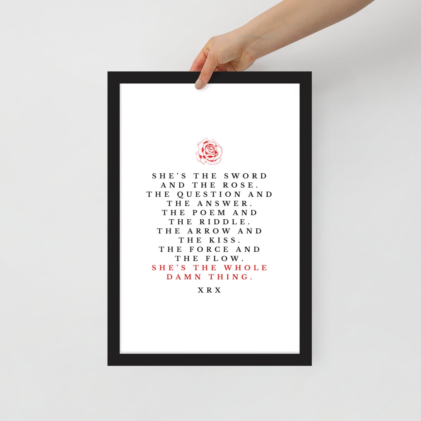 The Whole Damn Thing Framed Poster