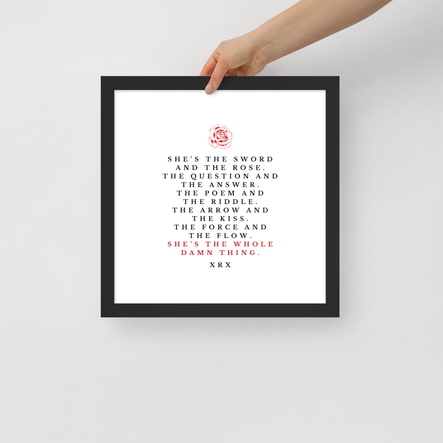 The Whole Damn Thing Framed Poster