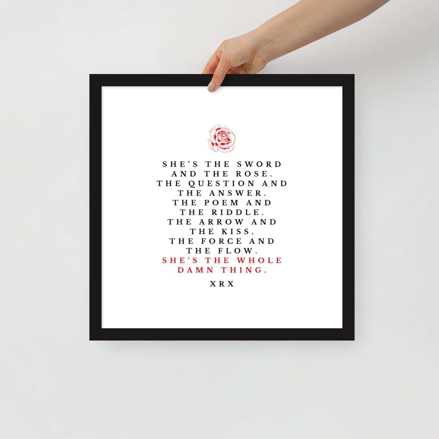 The Whole Damn Thing Framed Poster