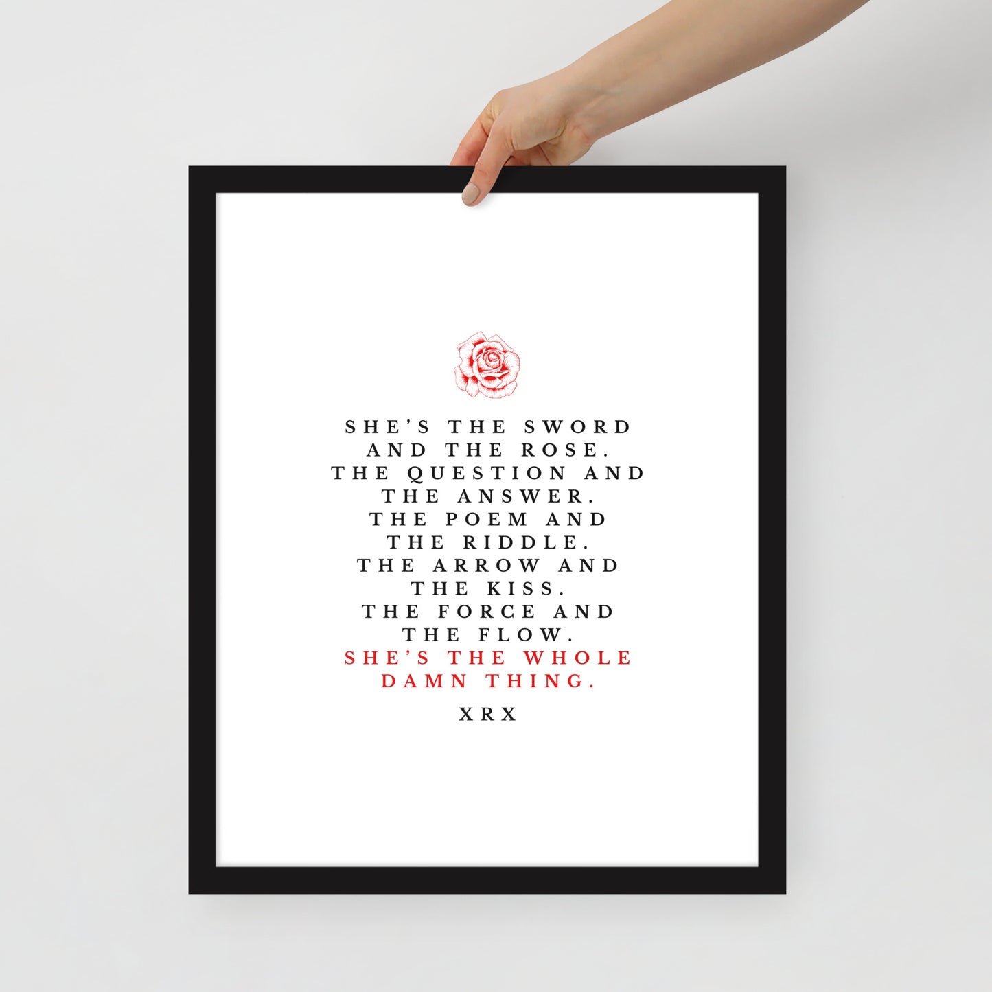 The Whole Damn Thing Framed Poster