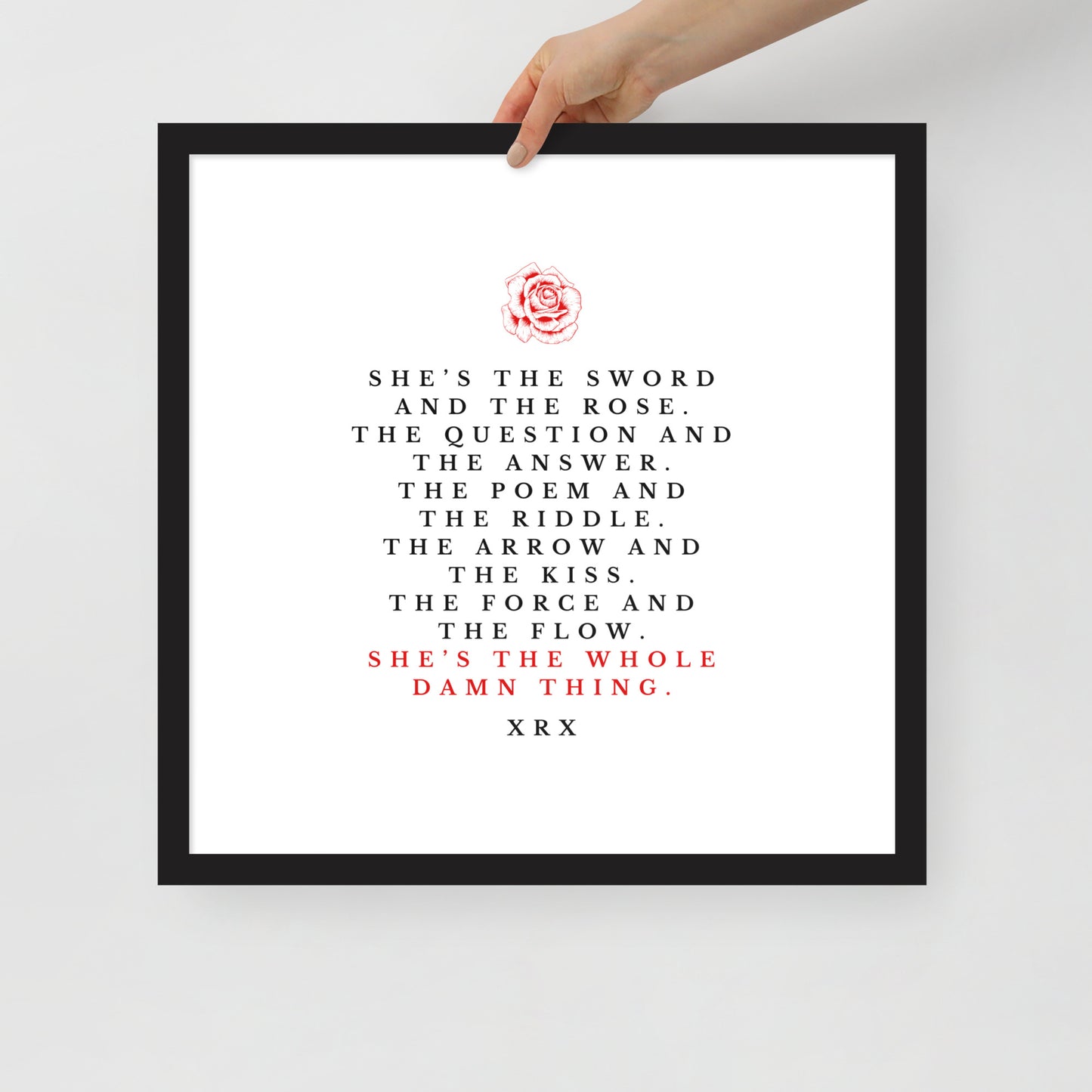 The Whole Damn Thing Framed Poster