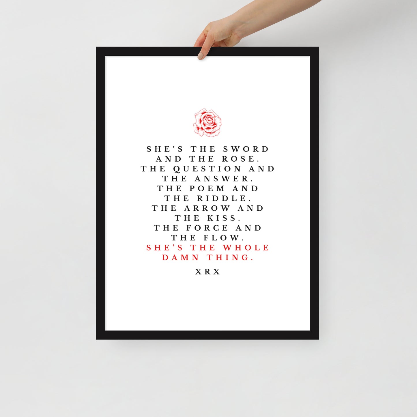 The Whole Damn Thing Framed Poster