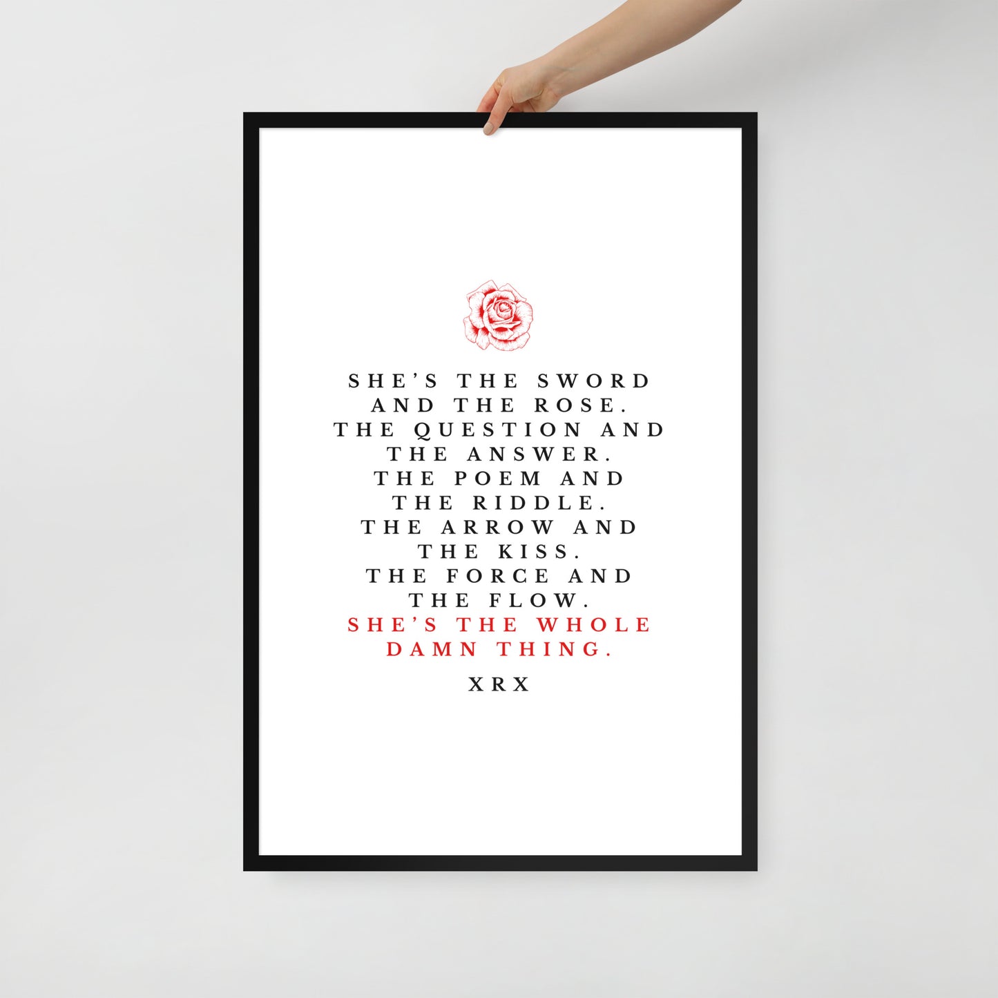 The Whole Damn Thing Framed Poster