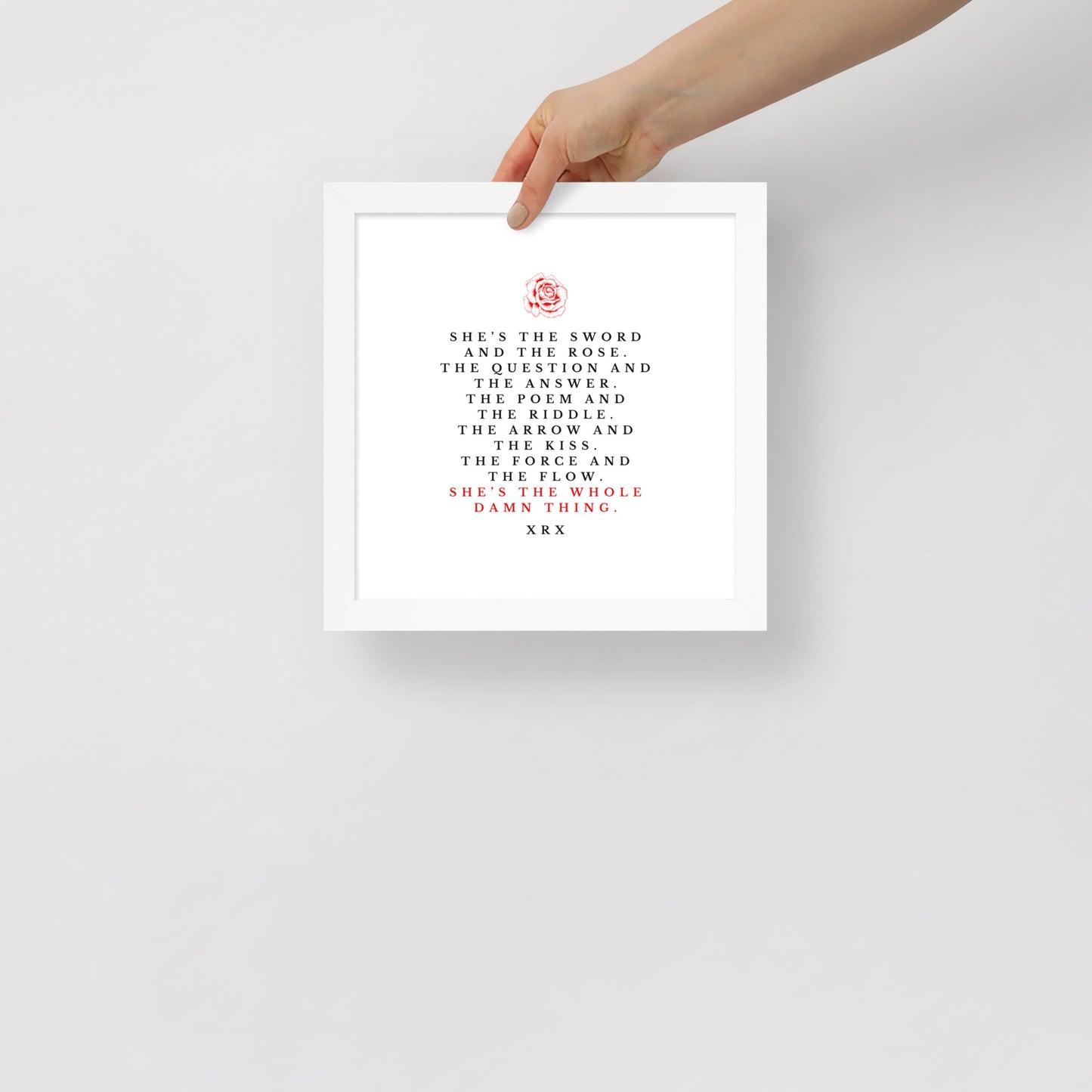 The Whole Damn Thing Framed Poster