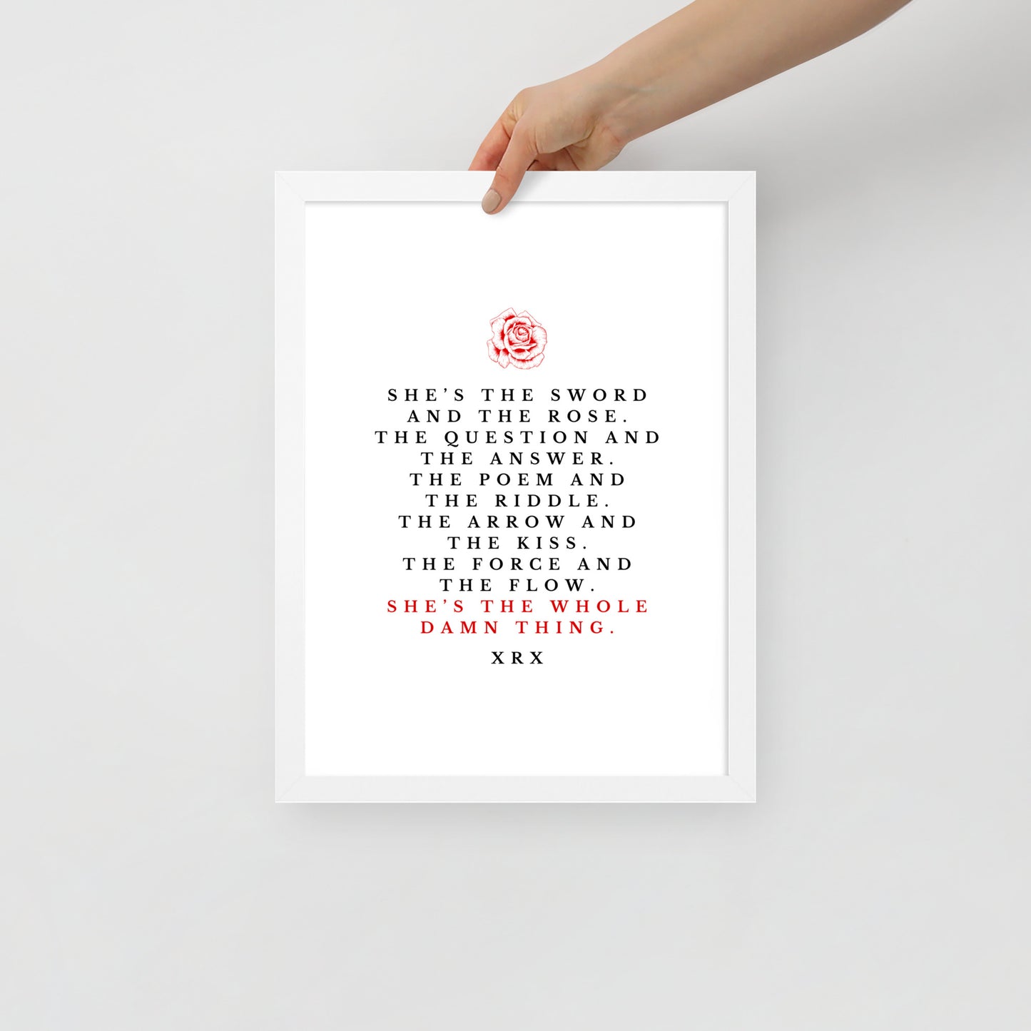 The Whole Damn Thing Framed Poster