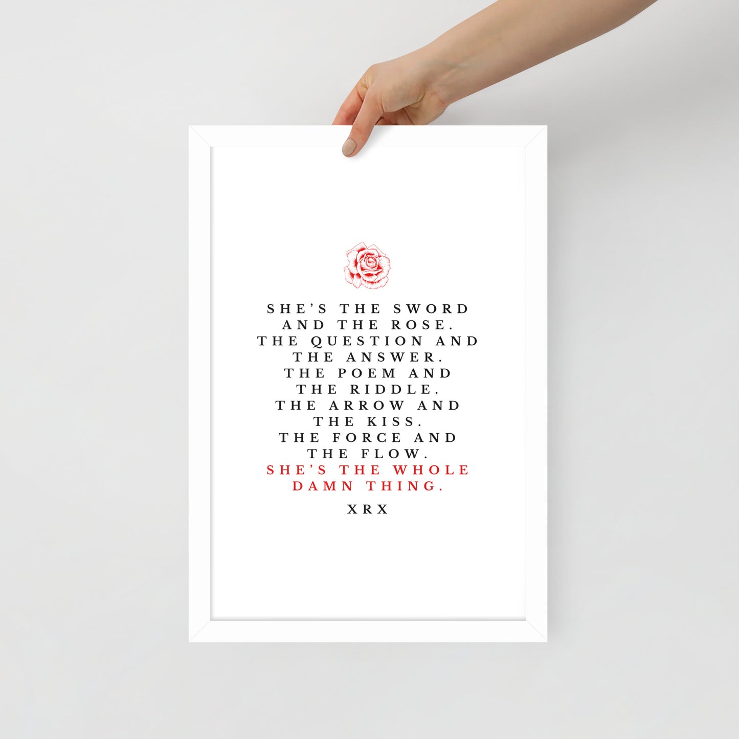 The Whole Damn Thing Framed Poster