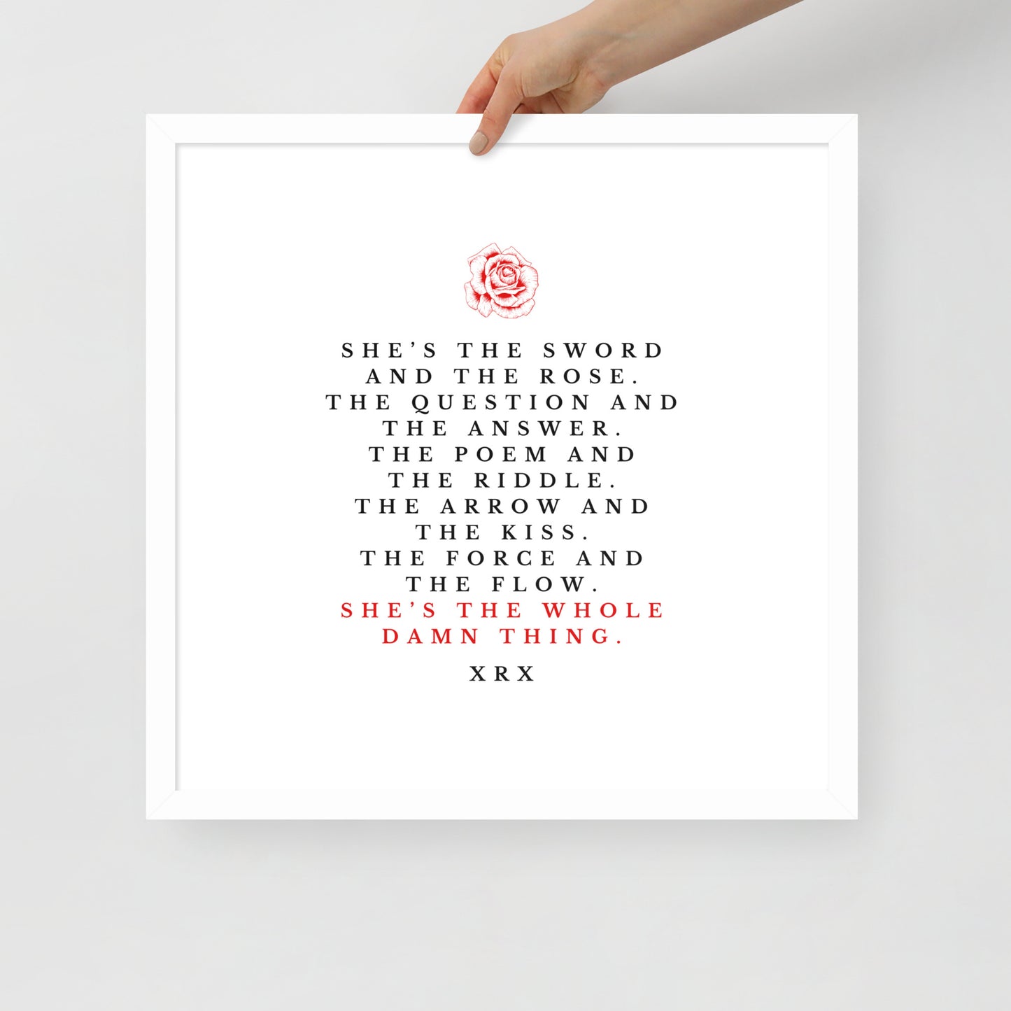 The Whole Damn Thing Framed Poster