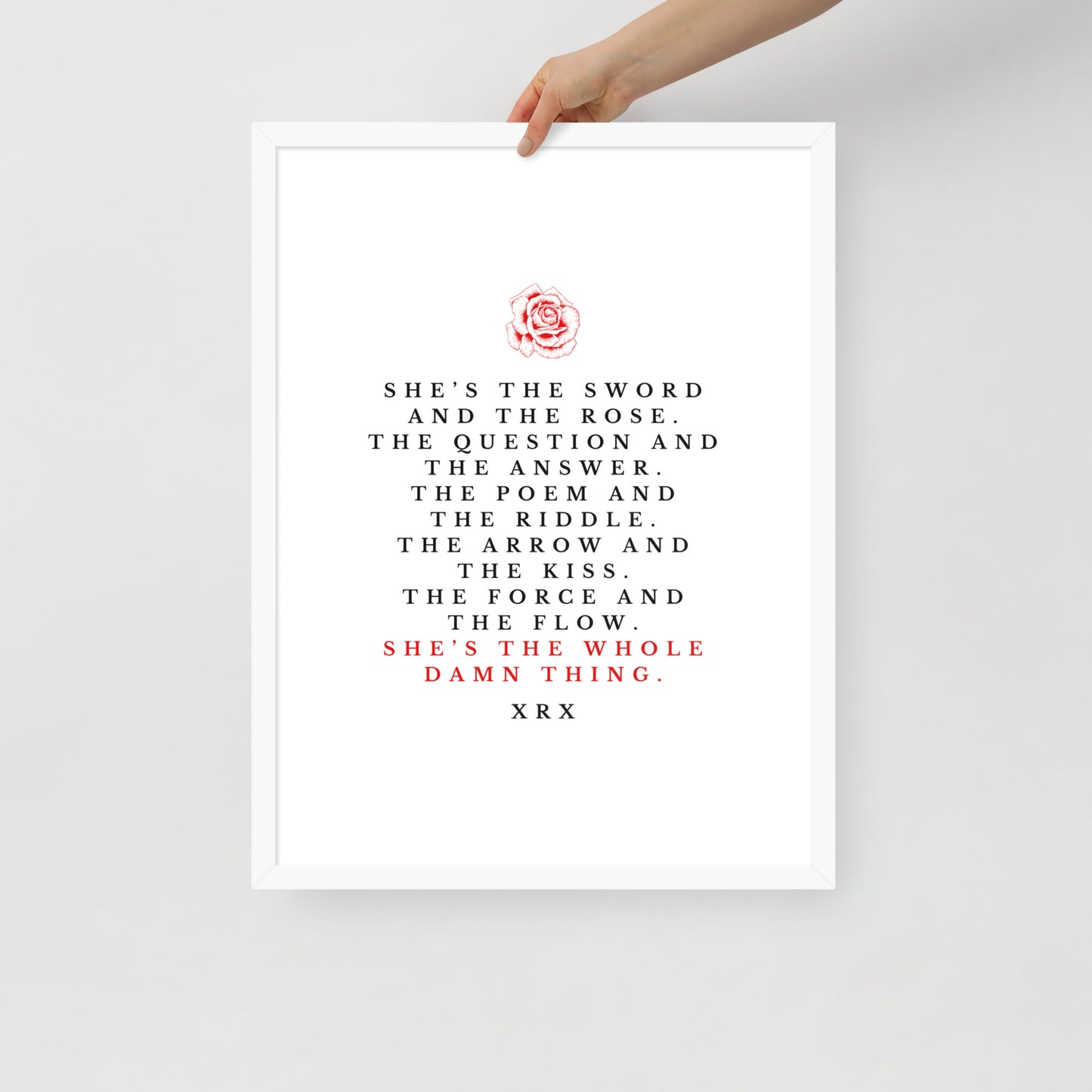 The Whole Damn Thing Framed Poster