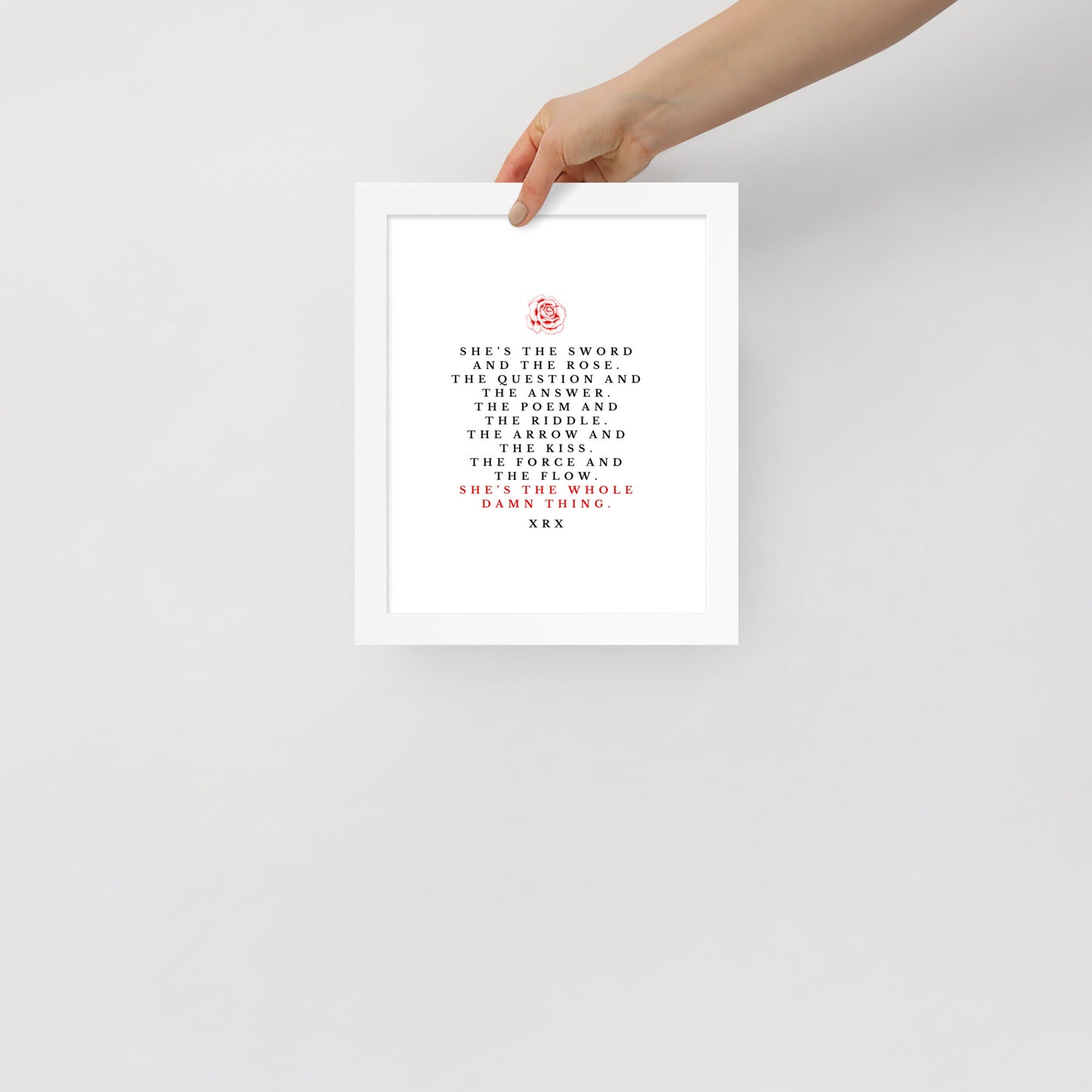 The Whole Damn Thing Framed Poster