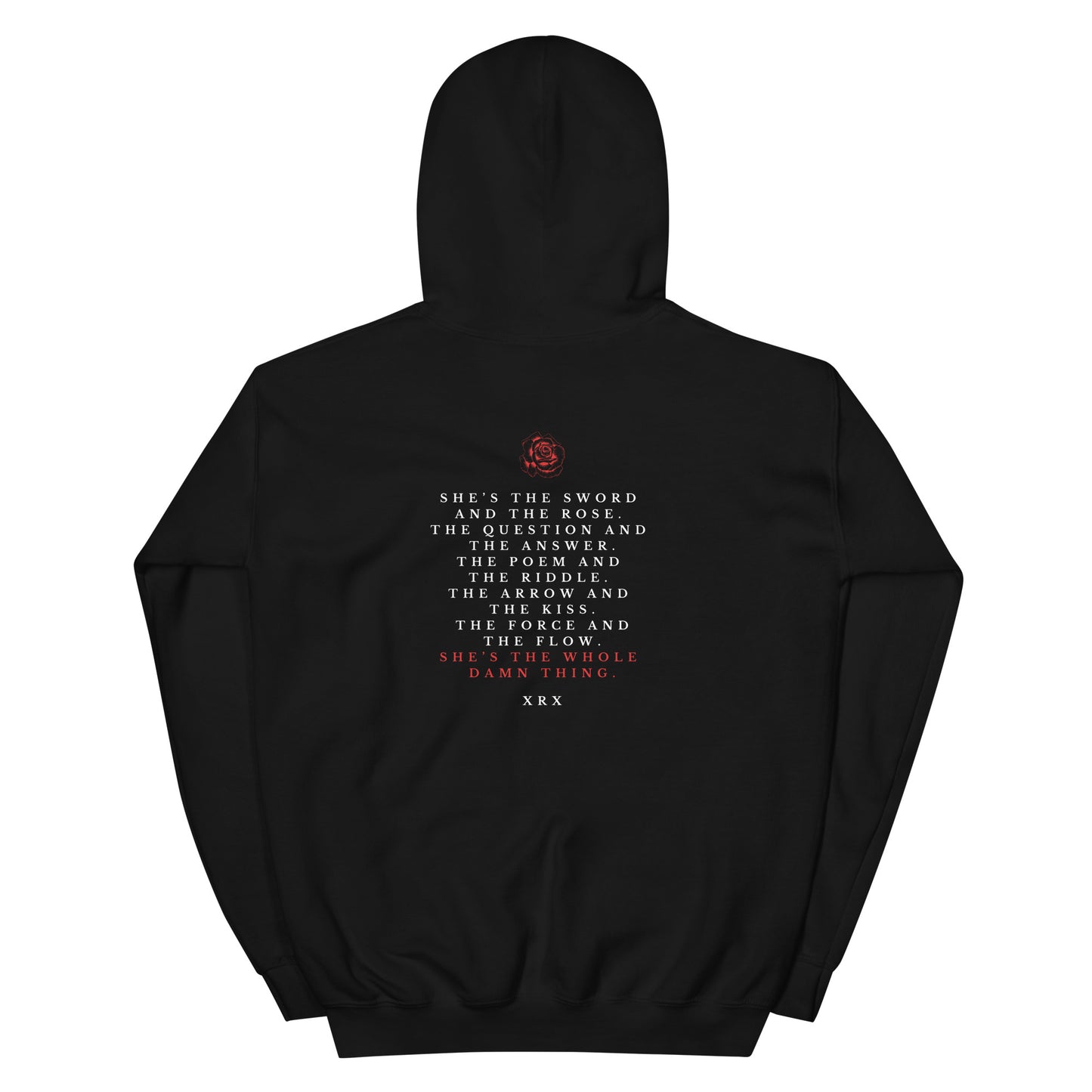 The Whole Damn Thing Unisex Hoodie in BLACK
