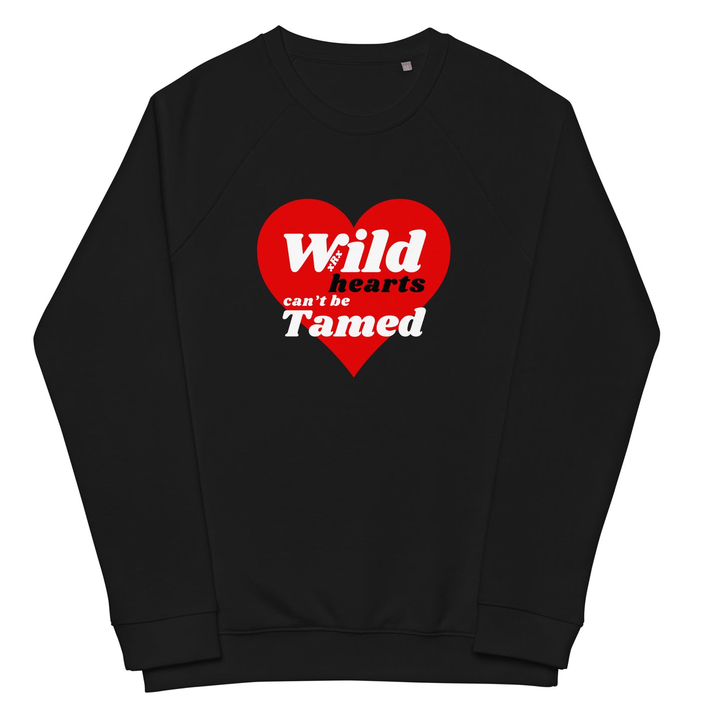 Wild Hearts Organic Raglan Sweatshirt