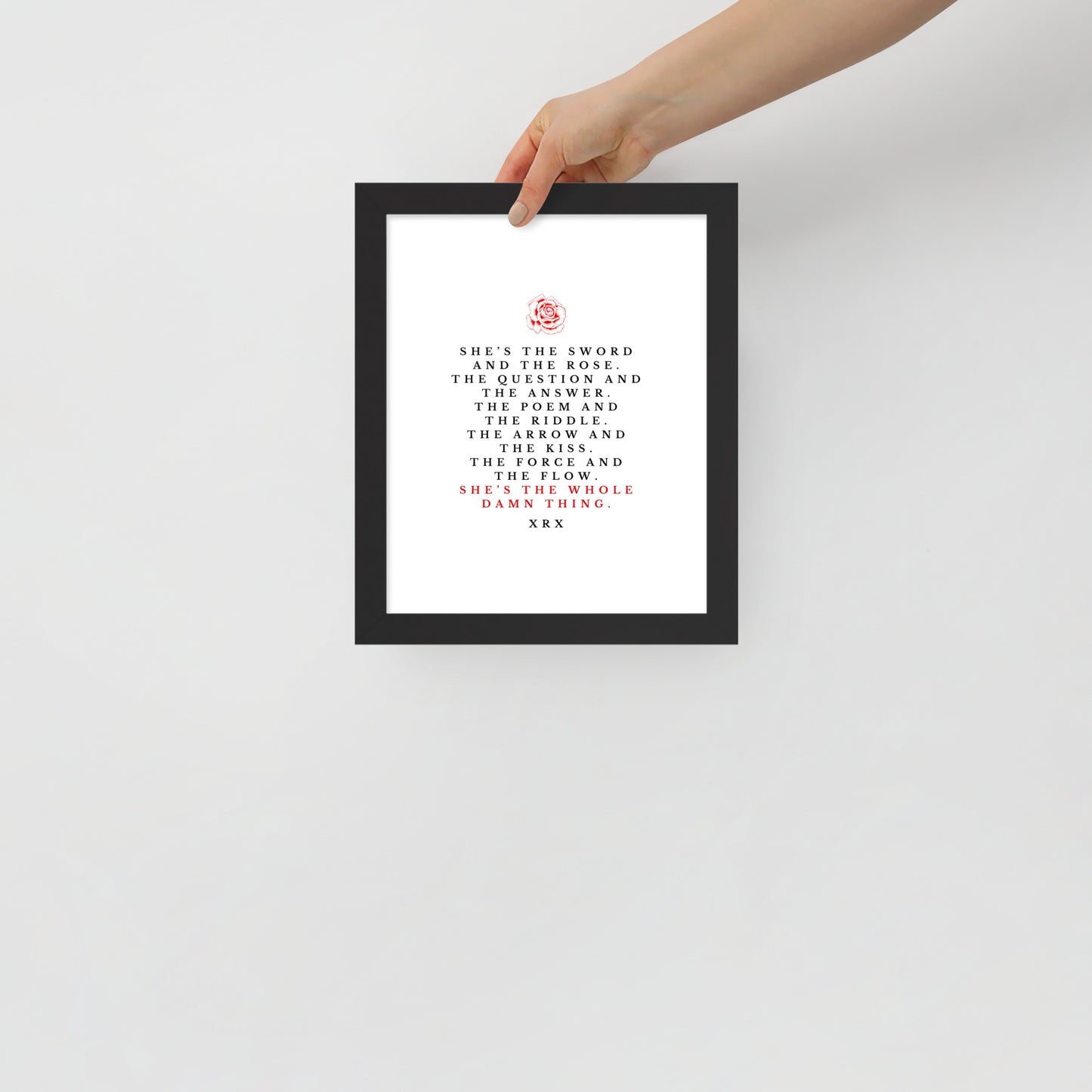 The Whole Damn Thing Framed Poster