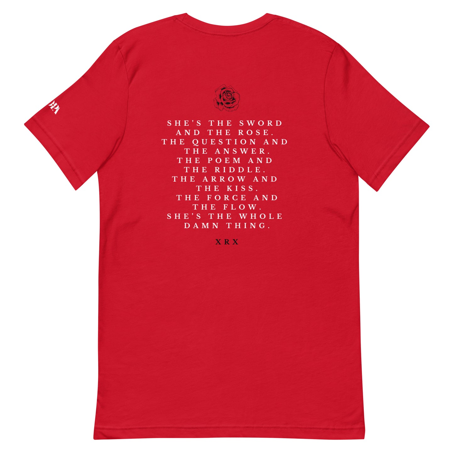 The Whole Damn Thing Unisex t-shirt in RED